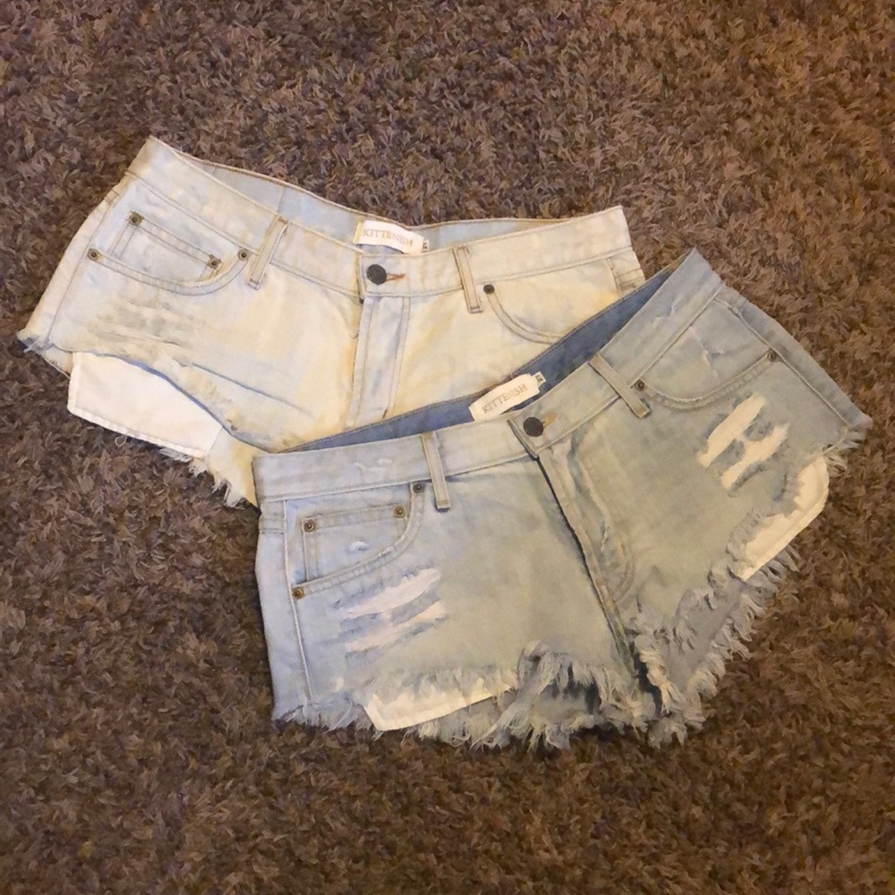 Kittenish white trash shorts bundle 27